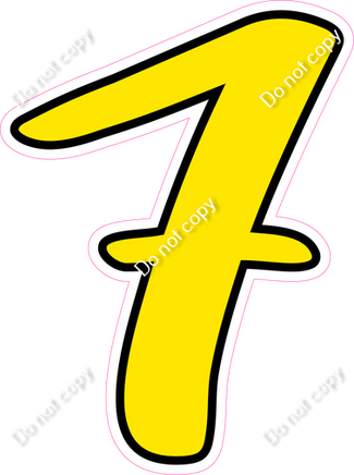 CUL 23.5" Individuals - Flat Yellow 7