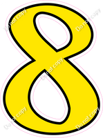 CUL 23.5" Individuals - Flat Yellow 8