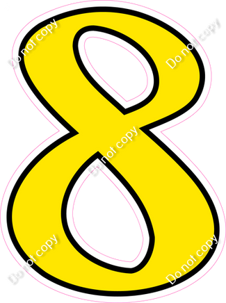 CUL 23.5" Individuals - Flat Yellow 8