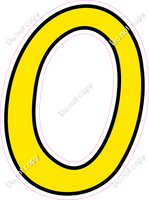 CUL 23.5" Individuals - Flat Yellow