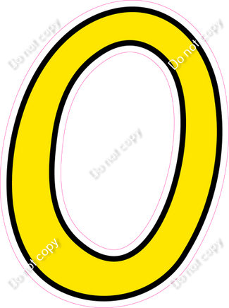 CUL 23.5" Individuals - Flat Yellow