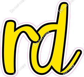 CUL 23.5" Individuals - Flat Yellow RD