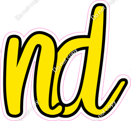 CUL 23.5" Individuals - Flat Yellow ND