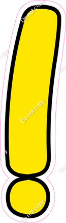 CUL 23.5" Individuals - Flat Yellow !