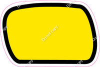 CUL 23.5" Individuals - Flat Yellow Dash