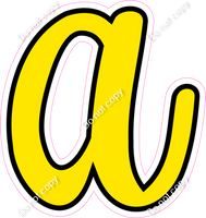 CUL 23.5" Individuals - Flat Yellow a