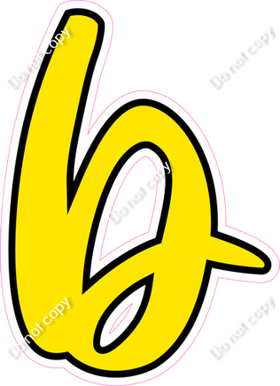 CUL 23.5" Individuals - Flat Yellow b