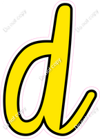 CUL 23.5" Individuals - Flat Yellow d