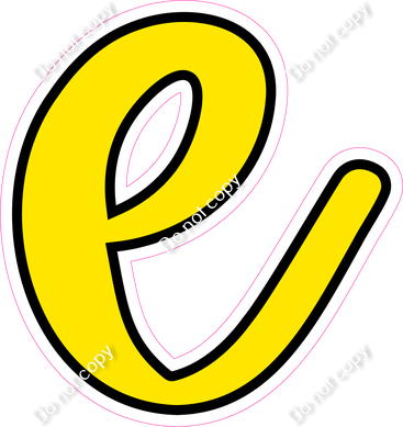 CUL 23.5" Individuals - Flat Yellow e