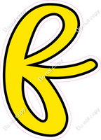 CUL 23.5" Individuals - Flat Yellow f