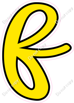 CUL 23.5" Individuals - Flat Yellow f