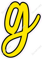 CUL 23.5" Individuals - Flat Yellow g