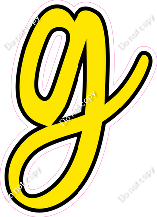 CUL 23.5" Individuals - Flat Yellow g