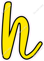 CUL 23.5" Individuals - Flat Yellow h