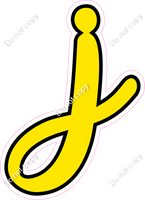 CUL 23.5" Individuals - Flat Yellow j