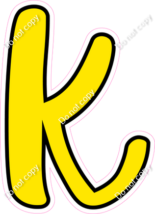 CUL 23.5" Individuals - Flat Yellow k