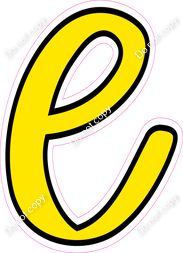 CUL 23.5" Individuals - Flat Yellow l