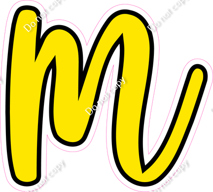 CUL 23.5" Individuals - Flat Yellow m