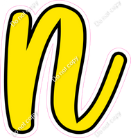 CUL 23.5" Individuals - Flat Yellow n