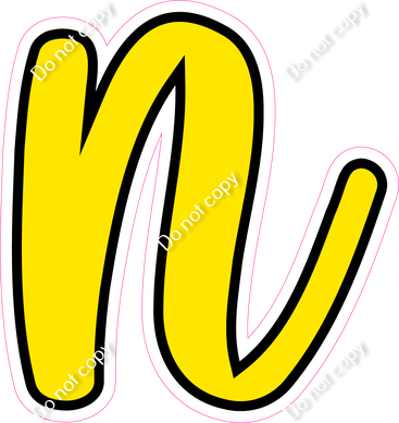 CUL 23.5" Individuals - Flat Yellow n