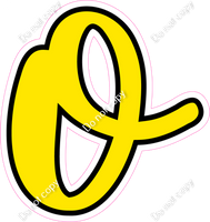 CUL 23.5" Individuals - Flat Yellow o