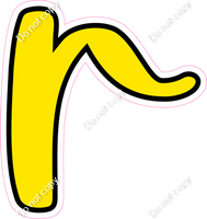 CUL 23.5" Individuals - Flat Yellow r