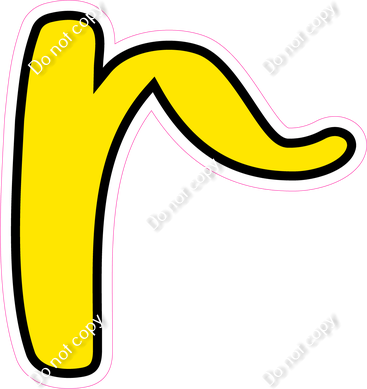 CUL 23.5" Individuals - Flat Yellow r