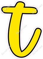 CUL 23.5" Individuals - Flat Yellow t