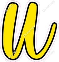 CUL 23.5" Individuals - Flat Yellow u