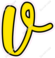 CUL 23.5" Individuals - Flat Yellow v