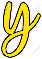 CUL 23.5" Individuals - Flat Yellow y