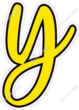 CUL 23.5" Individuals - Flat Yellow y