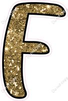 CUL 23.5" Individuals - Gold Sparkle F