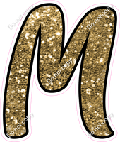 CUL 23.5" Individuals - Gold Sparkle M