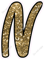 CUL 23.5" Individuals - Gold Sparkle N