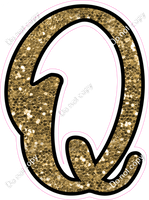 CUL 23.5" Individuals - Gold Sparkle Q