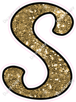 CUL 23.5" Individuals - Gold Sparkle S