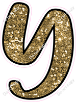 CUL 23.5" Individuals - Gold Sparkle Y