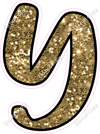 CUL 23.5" Individuals - Gold Sparkle Y