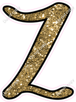 CUL 23.5" Individuals - Gold Sparkle Z