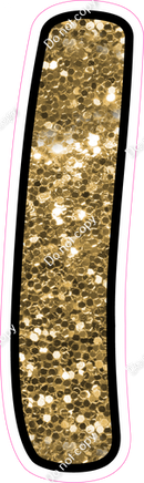 CUL 23.5" Individuals - Gold Sparkle 1