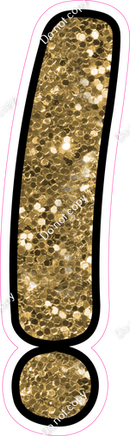 CUL 23.5" Individuals - Gold Sparkle !