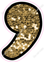 CUL 23.5" Individuals - Gold Sparkle Apostrophe