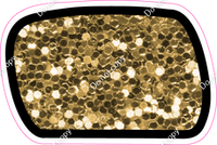 CUL 23.5" Individuals - Gold Sparkle Dash