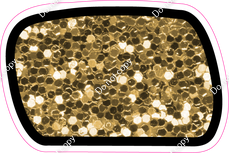 CUL 23.5" Individuals - Gold Sparkle Dash