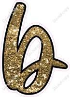 CUL 23.5" Individuals - Gold Sparkle b