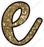 CUL 23.5" Individuals - Gold Sparkle e