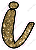 CUL 23.5" Individuals - Gold Sparkle i