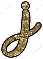 CUL 23.5" Individuals - Gold Sparkle j