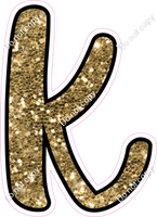 CUL 23.5" Individuals - Gold Sparkle k